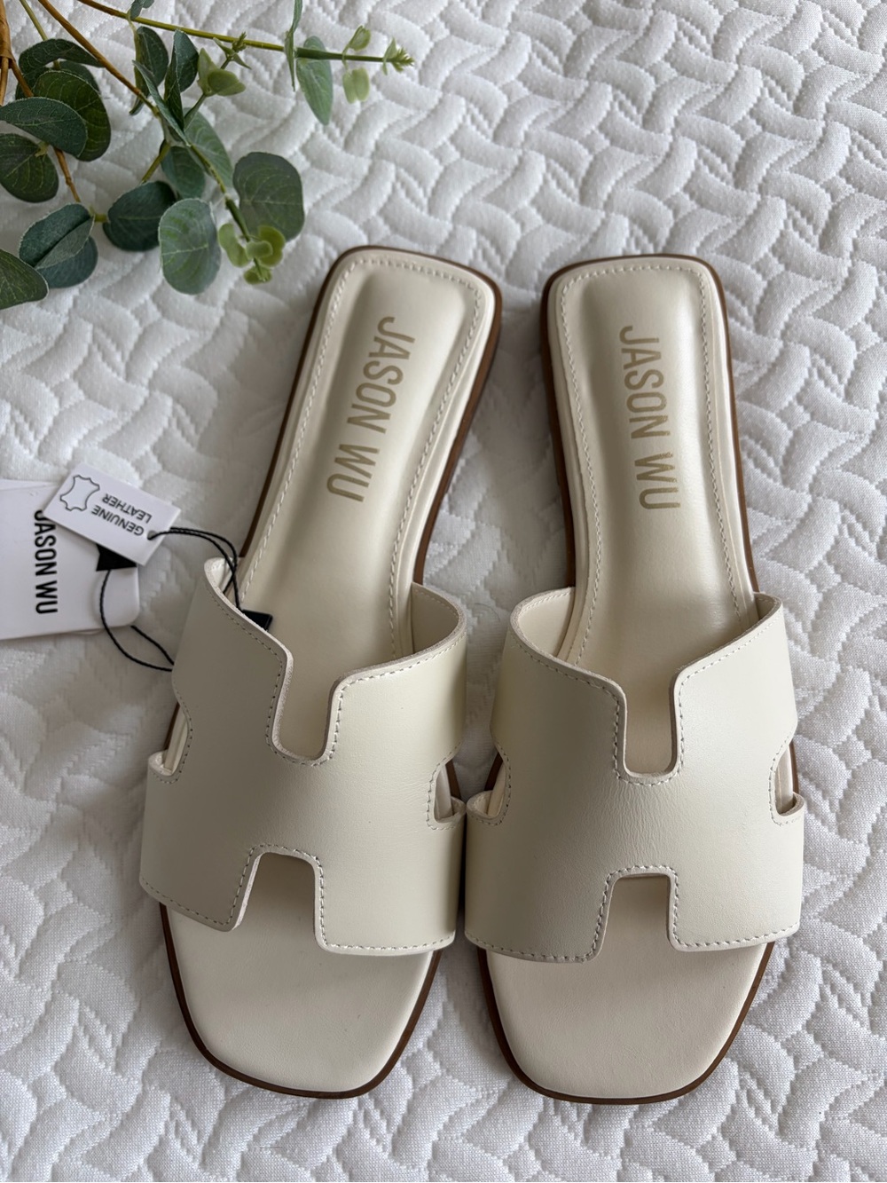 Jason Wu Haney Leather Slide Mules